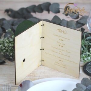 Klappmenü Klein mit Herzbaum