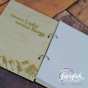 Gipfelbuch mit Holzcover