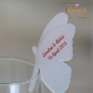 3D Schmetterling fürs Glas