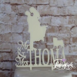 Caketopper Mr&Mrs Thoma