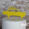 Cake Topper Taxi Gelb