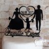 Cake Topper Familie Ewert Schwarz