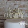 Cake Topper Mr & Mrs mit Nachnamen Holz