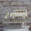 Cake Topper Paar mit VW Bulli Holz