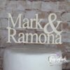 Cake Topper mit Vornamen Holz