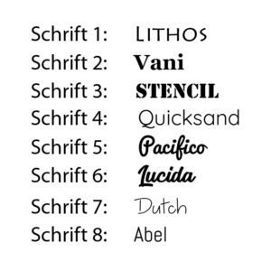 Schriftart Strohalm