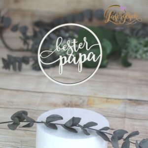 Cake Topper bester papa