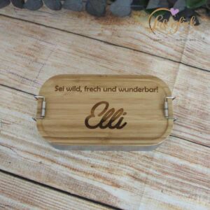 Lunchbox Sei wild frech und wunderbar