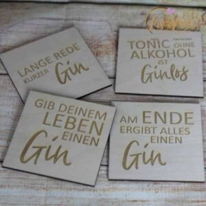 Ginuntersetzer Holz
