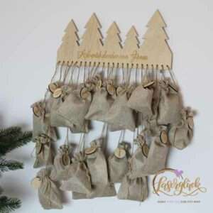 Personalisierter Adventskalender Wald
